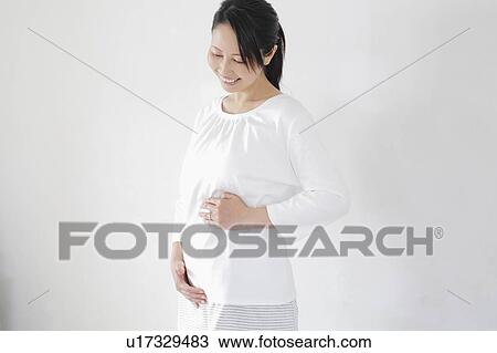 Pregnant Woman View Large Photo Image Stock Image - Pregnant Woman. Fotosearch