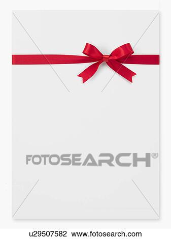 Red ribbon on a box View Large Photo Image Stock Image - Red ribbon on a box. Fotosearch