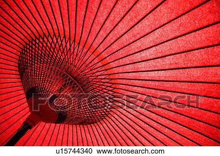 Stock Image - Red Umbrella. Fotosearch