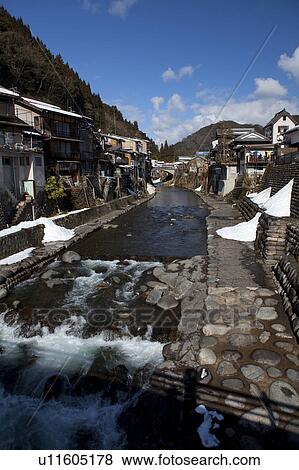 River Flowing Through Village View Large Photo Image Stock Photo - River Flowing Through Village. Fotosearch