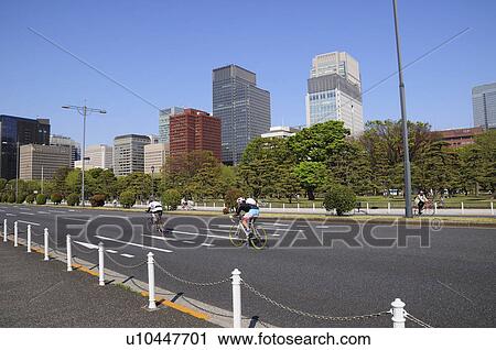 Stock Image - Road Cyclists. Fotosearch