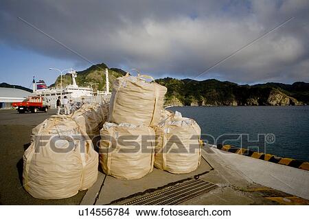 Sacks Piled Up at Coast View Large Photo Image Picture - Sacks Piled Up at Coast. Fotosearch
