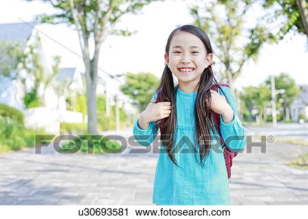Schoolgirl View Large Photo Image Stock Image - Schoolgirl. Fotosearch