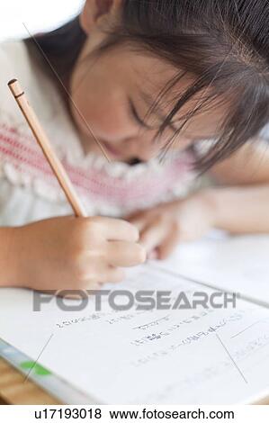 Schoolgirl Studying View Large Photo Image Stock Photo - Schoolgirl Studying. Fotosearch