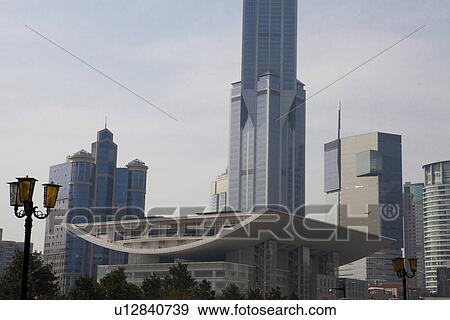 Stock Photo - Shanghai Grand Theatre. Fotosearch