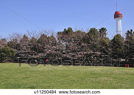 Shiokaze Park View Large Photo Image Picture - Shiokaze Park. Fotosearch