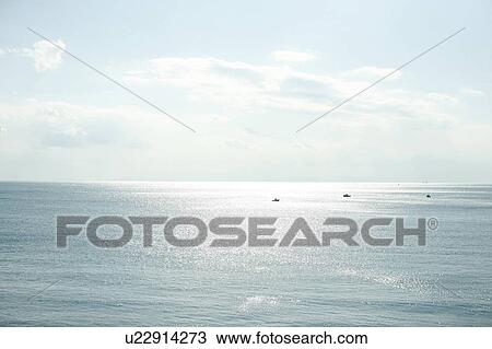 Stock Image - Ships at Sea. Fotosearch
