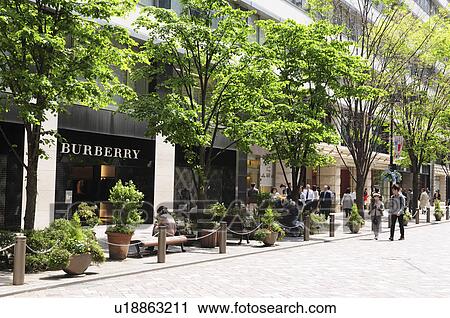 Stock Image - Shopping Street. Fotosearch