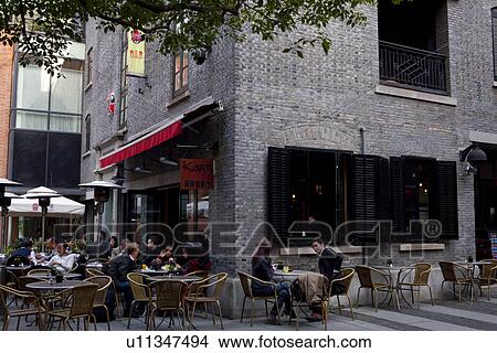 Sidewalk Cafe View Large Photo Image Picture - Sidewalk Cafe. Fotosearch