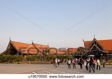 Stock Image - Siem Reap International Airport. Fotosearch
