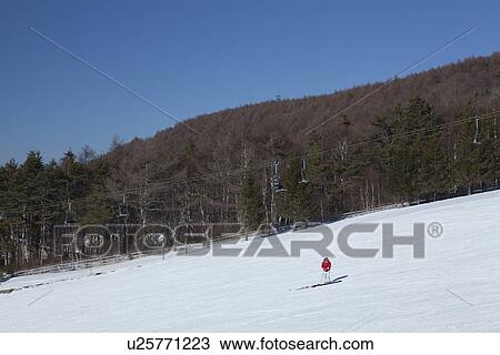 Stock Image - Skiier. Fotosearch