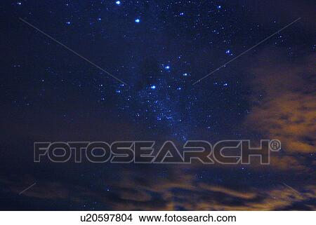 Picture - Sky at night, Andes, Peru. Fotosearch