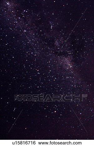 Stock Photograph - Sky at night, Andes, Peru. Fotosearch
