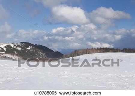 Stock Photography - Snowdrift Over Fields. Fotosearch