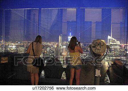 Stock Photograph - South side of view from Top of Rock Observation Deck. Fotosearch