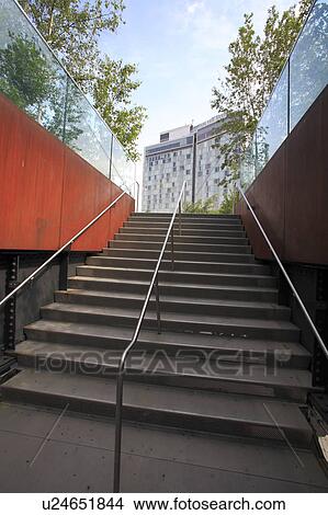 Picture - Steps in Meatpacking District. Fotosearch