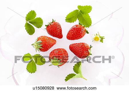 Stock Photo - Strawberries. Fotosearch