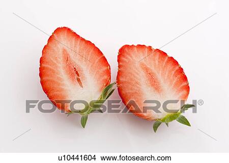 Strawberry Cut In Half Picture U Fotosearch