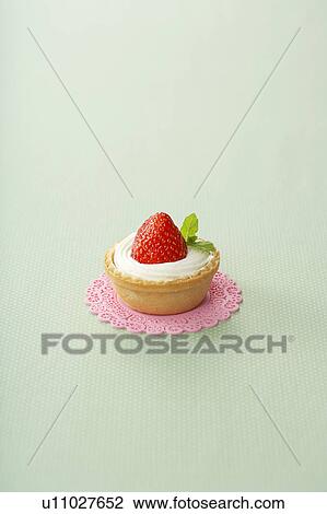 Stock Image - Strawberry Tart. Fotosearch
