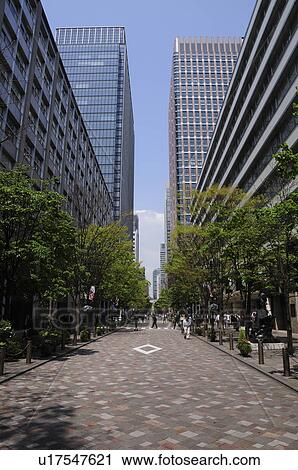 Stock Image - Street in Tokyo. Fotosearch