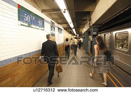 Stock Image - Subway Station. Fotosearch
