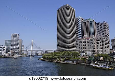 Stock Photo - Sumida River. Fotosearch
