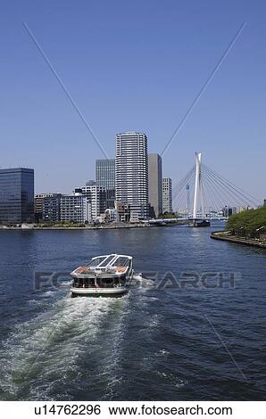 Sumida River View Large Photo Image Stock Photograph - Sumida River. Fotosearch