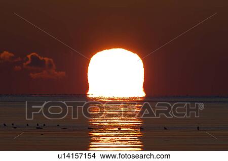 Picture - Sunrise Over Sea. Fotosearch