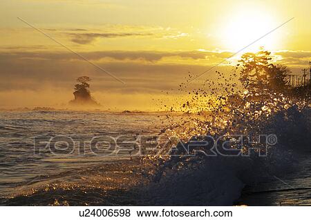 Sunrise Over Sea View Large Photo Image Stock Photo - Sunrise Over Sea. Fotosearch