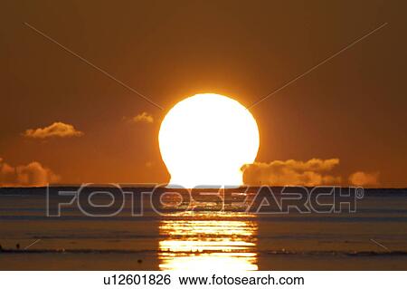 Stock Photograph - Sunrise Over Sea. Fotosearch