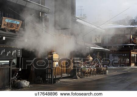 Stock Photograph - Sweetshop in Hida-takayama. Fotosearch