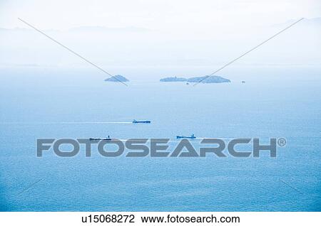 Three Ships at Seto Inland Sea View Large Photo Image Stock Image - Three Ships at Seto Inland Sea. Fotosearch