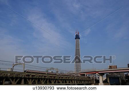 Tokyo Sky Tree View Large Photo Image Stock Image - Tokyo Sky Tree. Fotosearch