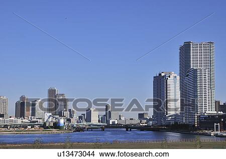 Tokyo Skyline View Large Photo Image Picture - Tokyo Skyline. Fotosearch