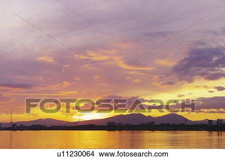 Picture - Tomakomai at Sunset. Fotosearch