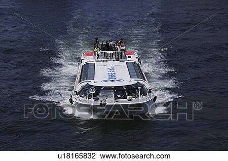 Tourboat at Sumida River View Large Photo Image Stock Image - Tourboat at Sumida River. Fotosearch