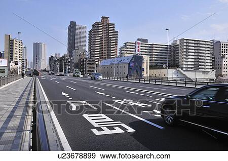 Tsukuda Bridge View Large Photo Image Stock Photo - Tsukuda Bridge. Fotosearch