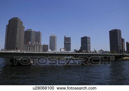 Tsukuda High-riseAparmentments View Large Photo Image Stock Image - Tsukuda High-riseAparmentments. Fotosearch