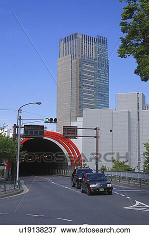 Tunnel in Tokyo Midtown View Large Photo Image Stock Photo - Tunnel in Tokyo Midtown. Fotosearch