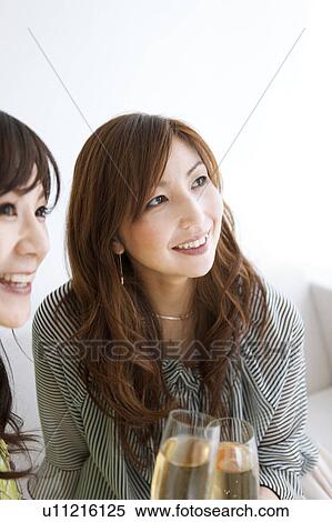 Two Women Drinking Champagne View Large Photo Image Stock Photography - Two Women Drinking Champagne. Fotosearch