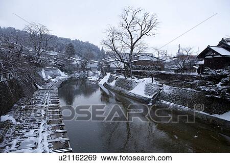 Villlage in Winter View Large Photo Image Stock Photo - Villlage in Winter. Fotosearch