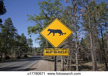 Stock Image - Warning Sign at Grand Canyon. Fotosearch