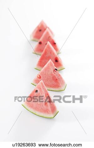 Stock Image - Watermelon Slices. Fotosearch