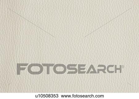 Stock Image - White Leather. Fotosearch