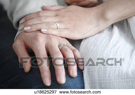 Stock Photo - Wife and Husband's Hands. Fotosearch