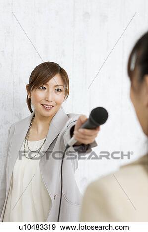 Woman Interviewing Another Woman View Large Photo Image Stock Photo - Woman Interviewing Another Woman. Fotosearch