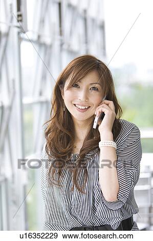 Woman on Phone View Large Photo Image Stock Photo - Woman on Phone. Fotosearch