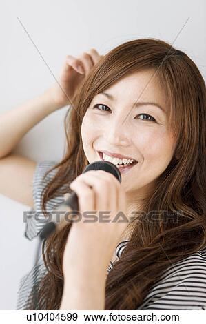 Woman Singing View Large Photo Image Stock Photo - Woman Singing. Fotosearch