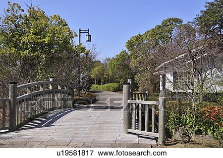 Stock Photo - Wooden Bridge. Fotosearch