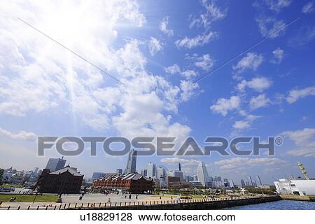 Stock Photo - Yokohama Skyline. Fotosearch